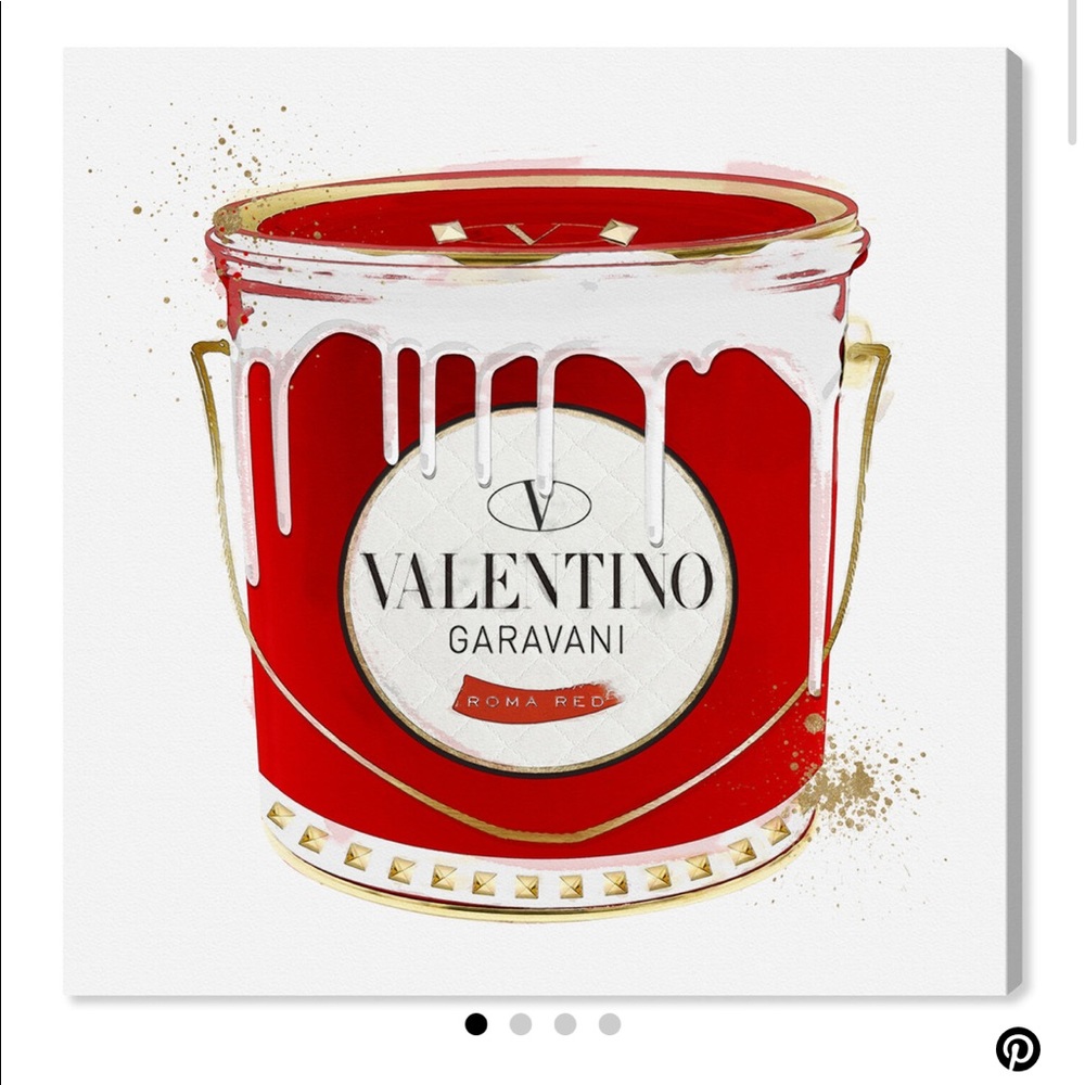 Red Paint Can Canvas Print